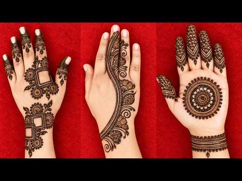 New Special Top 3 Mehndi Design For Back Hand | Easy Henna | New Mehandi Ka Design | Stylish Mehndi
