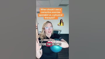 Do I need a corrective exercise or physical therapy? ￼ #correctiveexercise