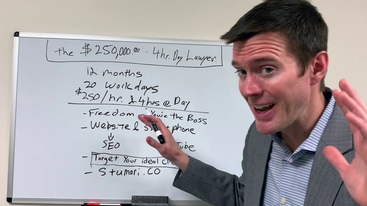 The 4 Hour Lawyer - How to make a quarter mil a year part time. The 4 Hour Lawyer - How to make a quarter mil a year part time.