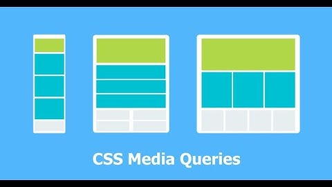 Responsive Web Design -  CSS Media Queries
