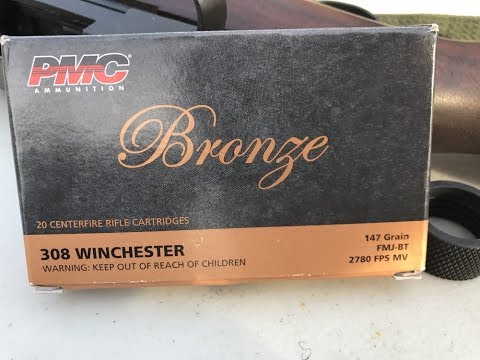 .308 Winchester, 147gr FMJ, PMC Bronze Velocity