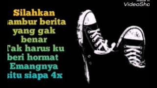 Rabbig ft echo show. Emang situ siapa. Lirik