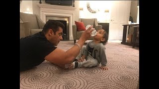 Salman Khan Had Fun With His Nephew Ahil In London