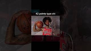 ofc my glorious king scored 42 points #basketball #chicagobulls #cobywhite