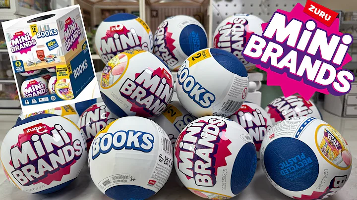 UNBOXING THE NEW *MINI BRANDS* BOOKS SERIES 2! WILL WE FIND THE LEGENDARY ONE?! @ZuruToys