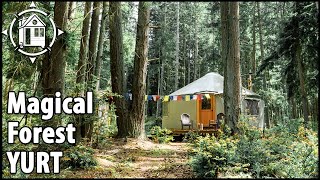 Magical Forest Yurt On An Family Farm Full Tour