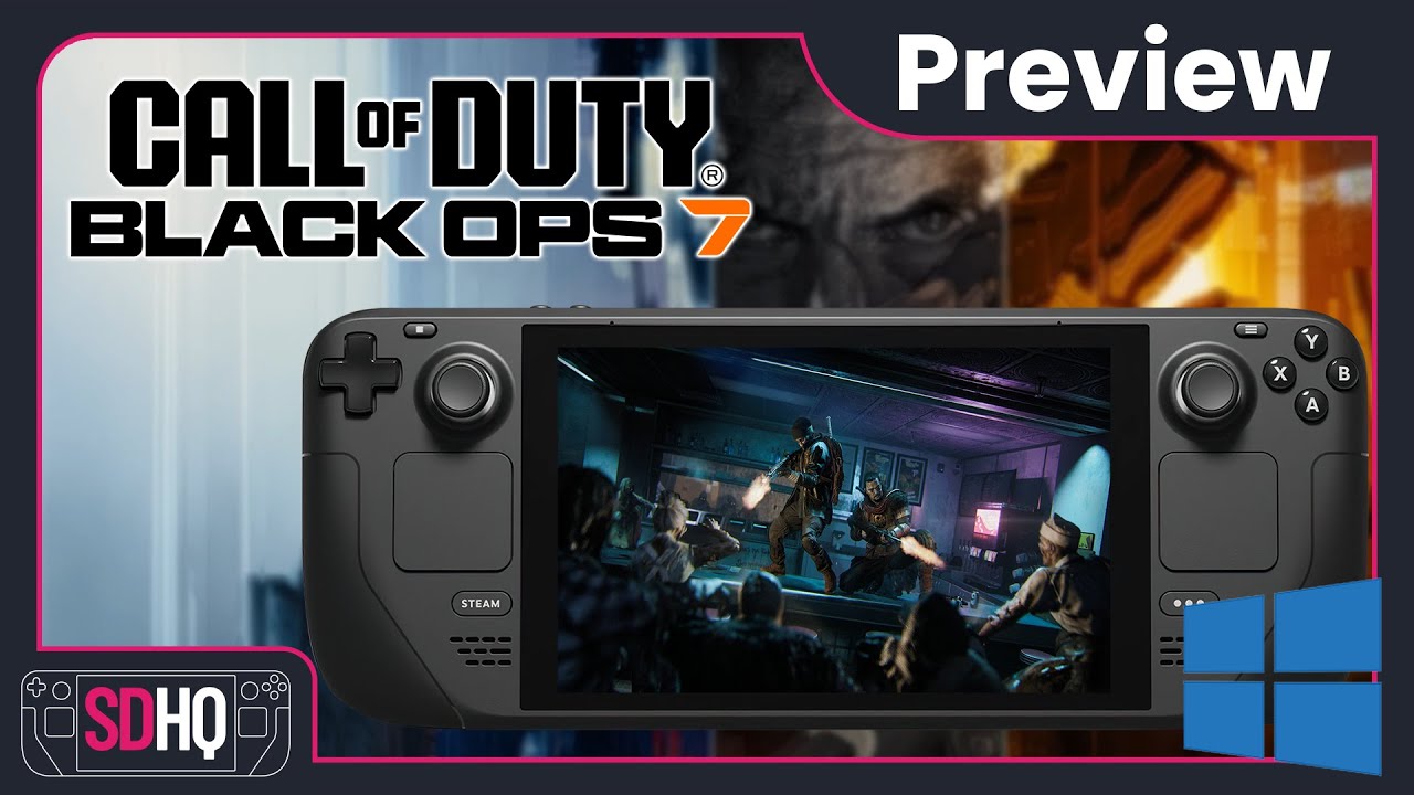 Call of Duty: Black Ops 7 Steam Deck Performance Preview - Playable ...