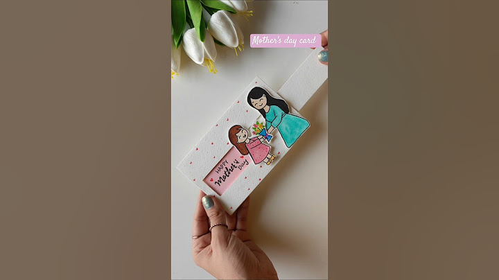 Cute Mothers Day Card! DIY Mothers Day Gift!