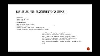 Lecture 2: Data Types, Variables, and Modules