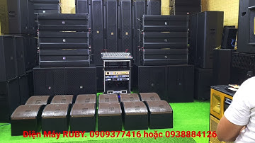 Dàn Âm Thanh Line Array 30 Đôi Đồng Bộ Neo | Điện Máy RUBY