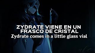 Zydrate comes in a little glass vial- canción de los edits de Dottore | zydrate anatomy eng sub esp