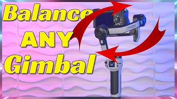 Zhiyun Cinepeer 3E: How To Balance ANY Gimbal