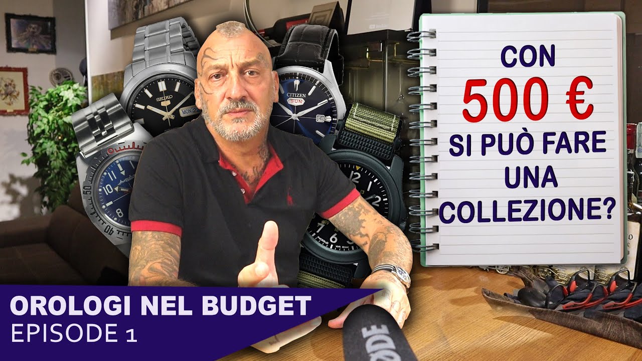 Budget 500 Euro, costruisco la mia collezione di orologi