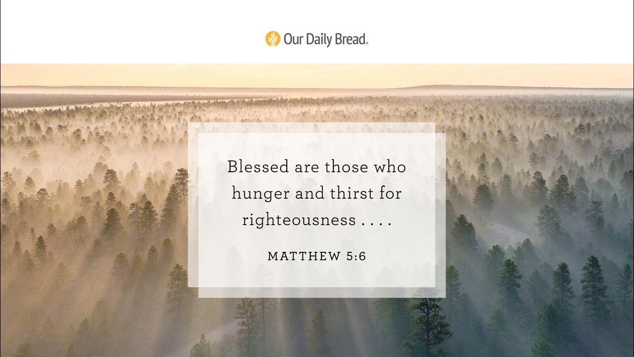 Be Filled Audio Reading Our Daily Bread Devotional January 16, 2023 YouTube
