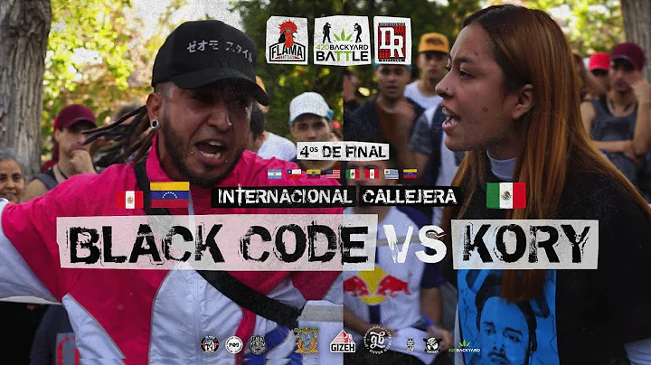 BLACK CODE vs KORY. 4os de final. 420 Backyard Bat...
