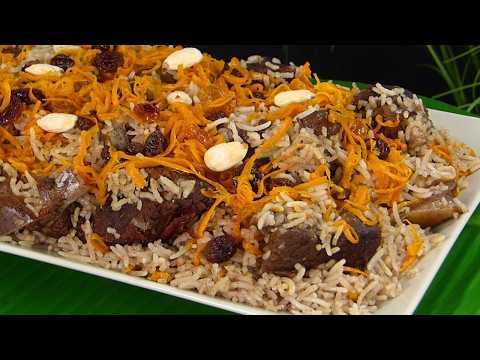 Kabuli Pulao | Authentic Afghani Kabuli Pulao Recipe by Tiffin Box | Special Pulao Recipe