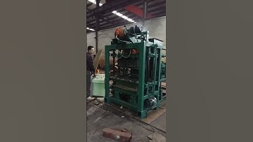 Guangyuan Semi-automatic block making machine QTJ4 -26B testing machine