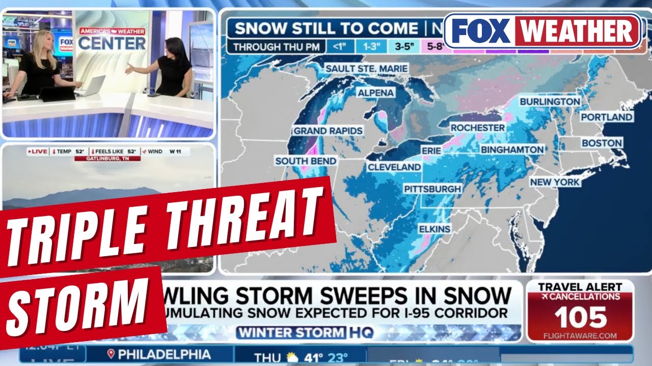 Heavy Snow For The Great Lakes As A Winter System Bring Heavy Snow To ...