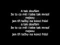 Kryštof - Ty a já (Lyrics)