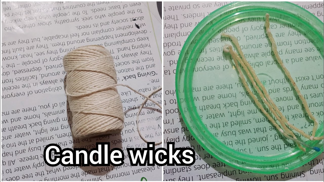 How To Make Candle Wicks At Home