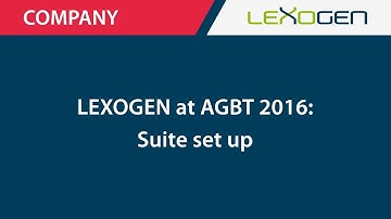 COMPANY: LEXOGEN at AGBT 2016 - Suite set up