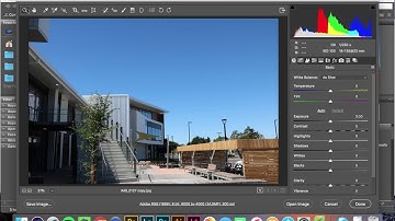 Adobe Bridge Tut 1 Opening in Camera Raw