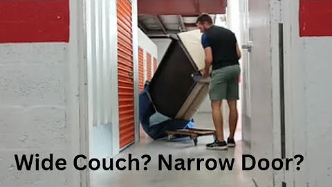 How To Move A Couch Out A Door When It's TOO WIDE!