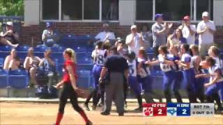 2017 CAC Softball Tournament - #1 CNU walks off against #2 FSU, 3-2