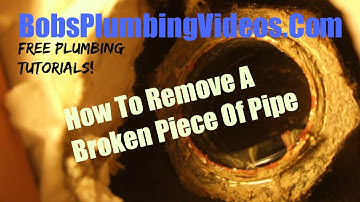 Broken Pipe Thread - Use a nipple extractor!