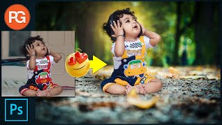 How to edit baby photos in Photoshop tutorial || baby photo editing || Patel Graphics