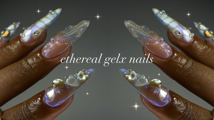 SILVER NEW YEAR NAILS✨ EASY POLYGEL APPLICATION & 3D CHROME NAIL ART