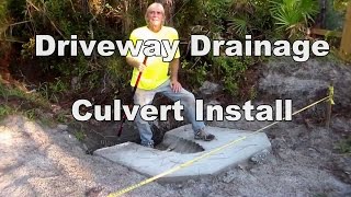How To Prep the Culvert Pipe   Driveway Basics