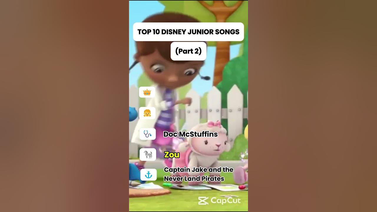 Top 10 Disney Junior Theme Songs (Part 2) 🎶 | #5 to #1 🔥 #shorts #oldshow #nostalgia #kidsshows
