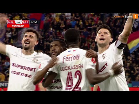 FCSB Rapid Bucharest Goals And Highlights