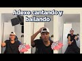 Adexe cantando una canción inédita y bailando en directo