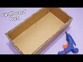 It was easy and practical Ideas To Make with Cardboard boxes| 2 practical ideas with cardboard box