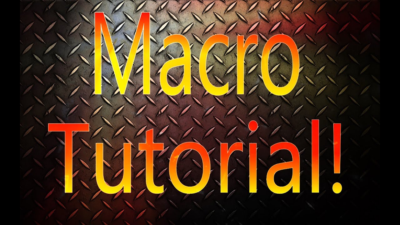 How To Use Macros With Razer Product Softwares YouTube