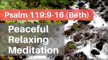 Psalm 119 Relaxing Peaceful Meditation (Verses 9-16 Beth WEB)