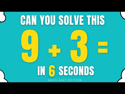 Math Speed Test! - Quiz Addition 1 (Single) Digit Number : Level Easy #1