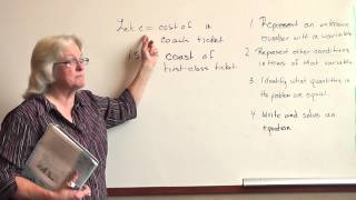 BJU Pre Algebra Section 10 4 Problem Solving   Writing Equations