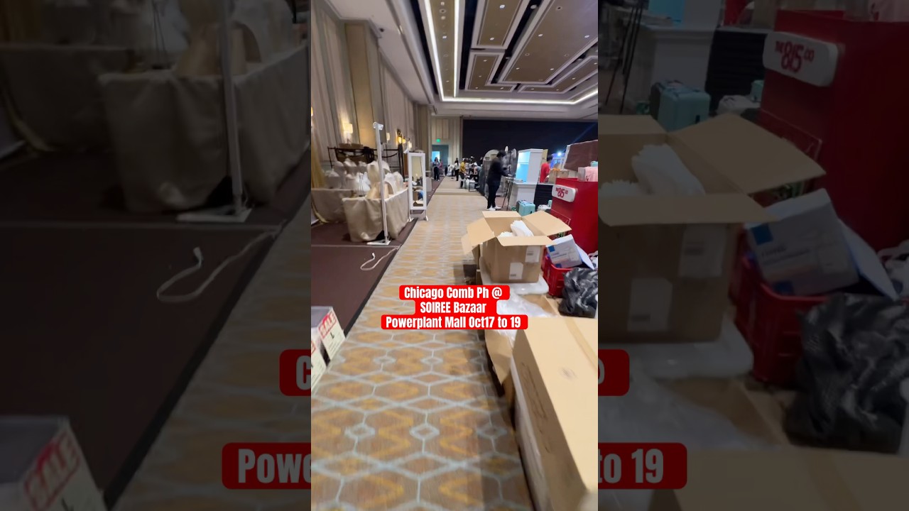 Visit us at the Soir&eacute;e Bazaar, Powerplant Mall! See and feel the Chicago Comb difference in person.