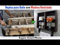 Como Hacer una Repisa con Madera Reciclada - Ideas con Palets o Tarima de Madera- Hágalo Usted Mismo