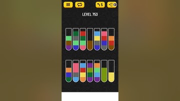【Water Sort Puzzle】 Level 753