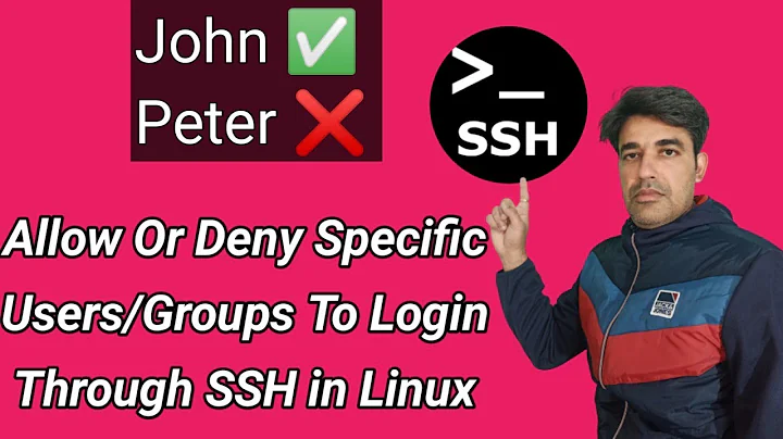 Allow Or Deny Selected Users/Groups To Login Via SSH in Linux || Nehra Classes