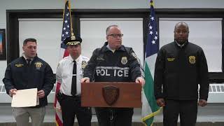 Watch as NYPD executives provide an update on an ongoing investigation in Queens
