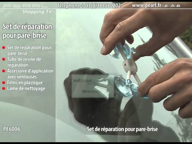 ATG® Reparation Pare Brise Avec Résine de Réparation de Pare-brise Pour  Réparer Les Éclats de Fissure de Pare-brise de Voiture | réparation des