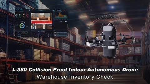 L-380 Inventory Drone for GPS-Denied Indoor Environments | Safe & Autonomous Flight