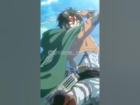 Леви против звероподобный титан атака титанов #attackontitan # ...