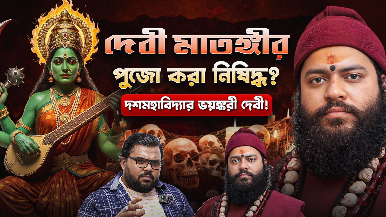 দেবী মাতঙ্গীর নিষিদ্ধ সাধনা | Devi Matangi Dark Rituals & Dasha Mahavidya | Tantrik Bangla Podcast