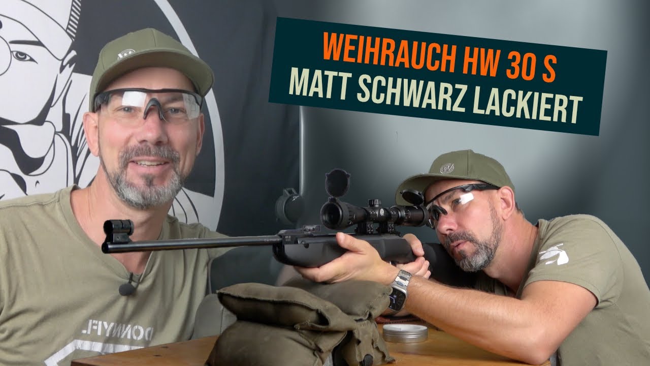 Weihrauch HW 30 S - neues Modell - matt schwarz lackiert